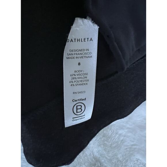 Athleta Blazer Womens 8 Textured Black - Picture 8 of 8